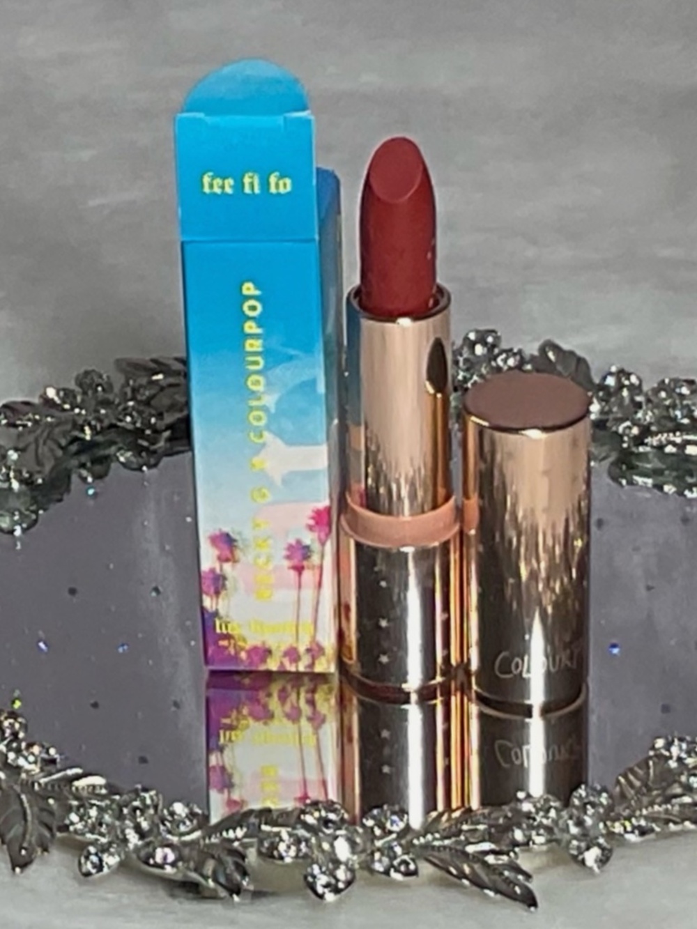 BECKY G COLOURPOP LUX CREME LIPSTICK ~ FEE FI FO ~ BNIB ~ RARE Full size